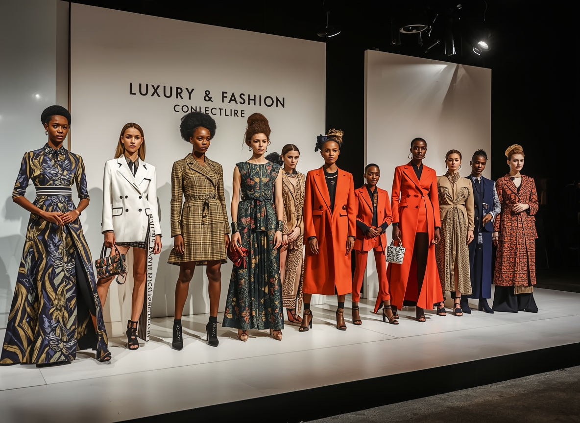 Flourishvibrant luxury fashion collection showcase
