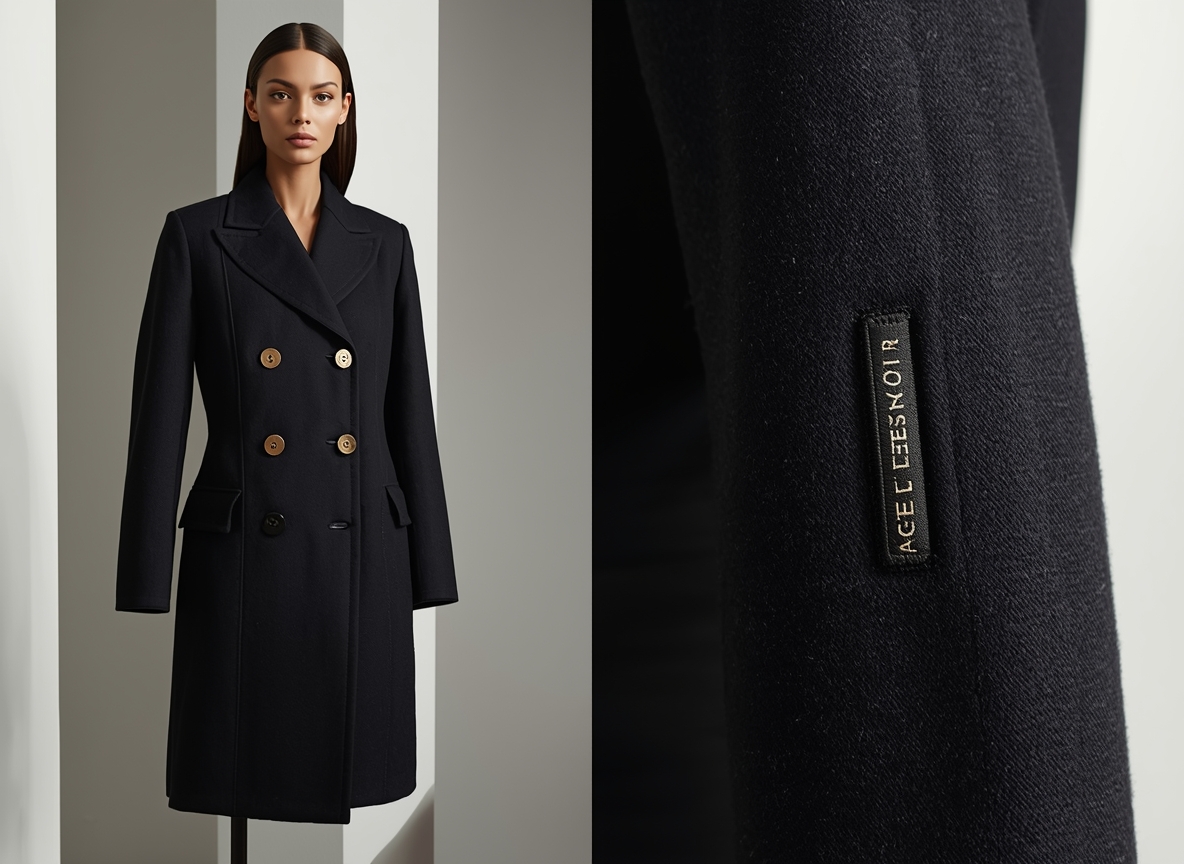 Luxury designer coat from Flourishvibrant wardrobe collection