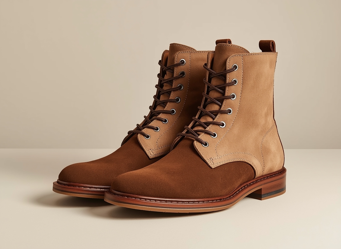 Premium suede boots from Flourishvibrant shoe collection